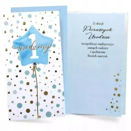karnet-urodziny-roczek-balon-niebieski
