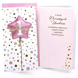 karnet-urodziny-roczek-balon-rozowy
