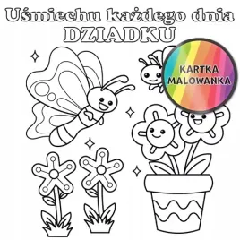 karnet-kolorowanka-motylki-dla-dziadka