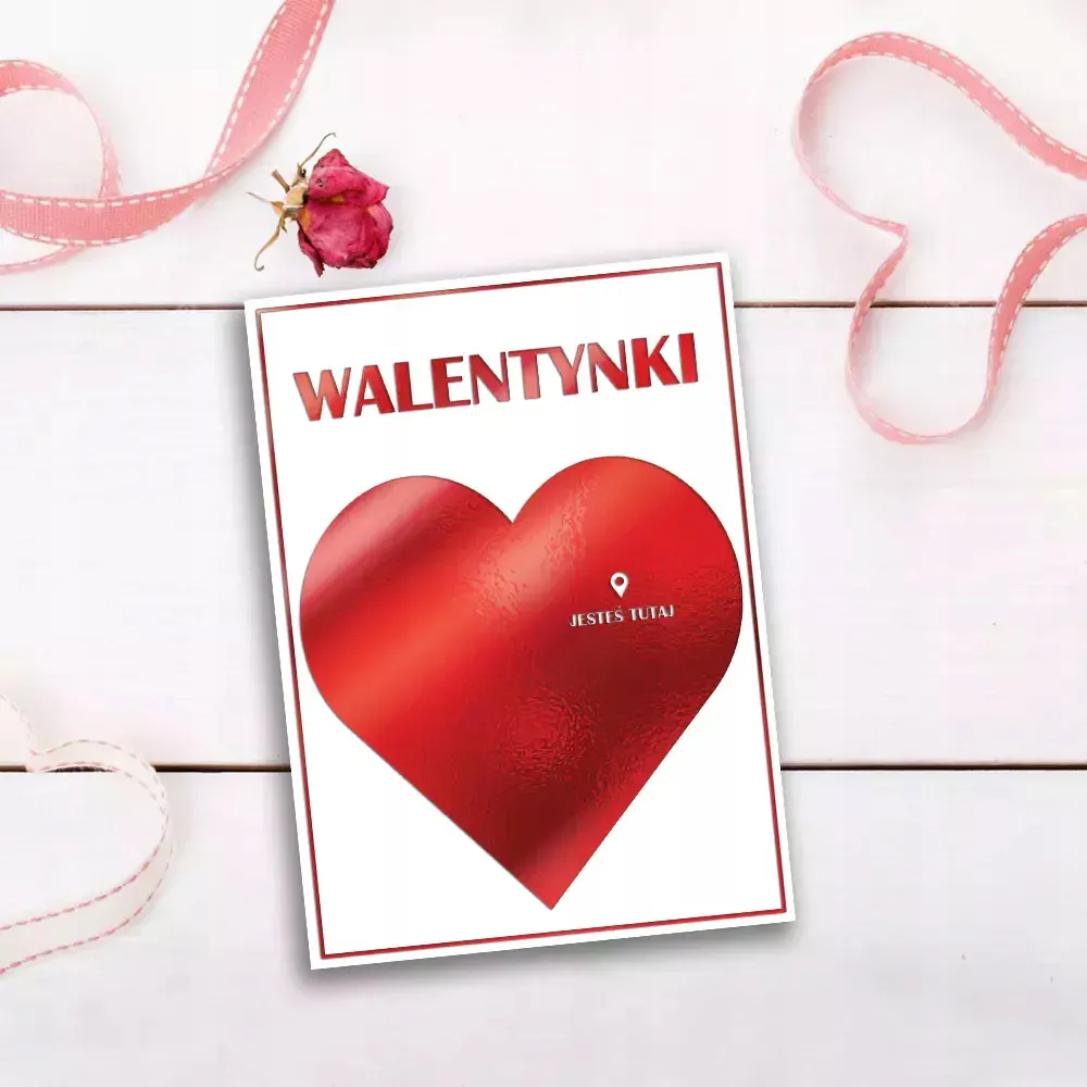 karnet-b6-walentynki-serce-i-pinezka-stan-nowy