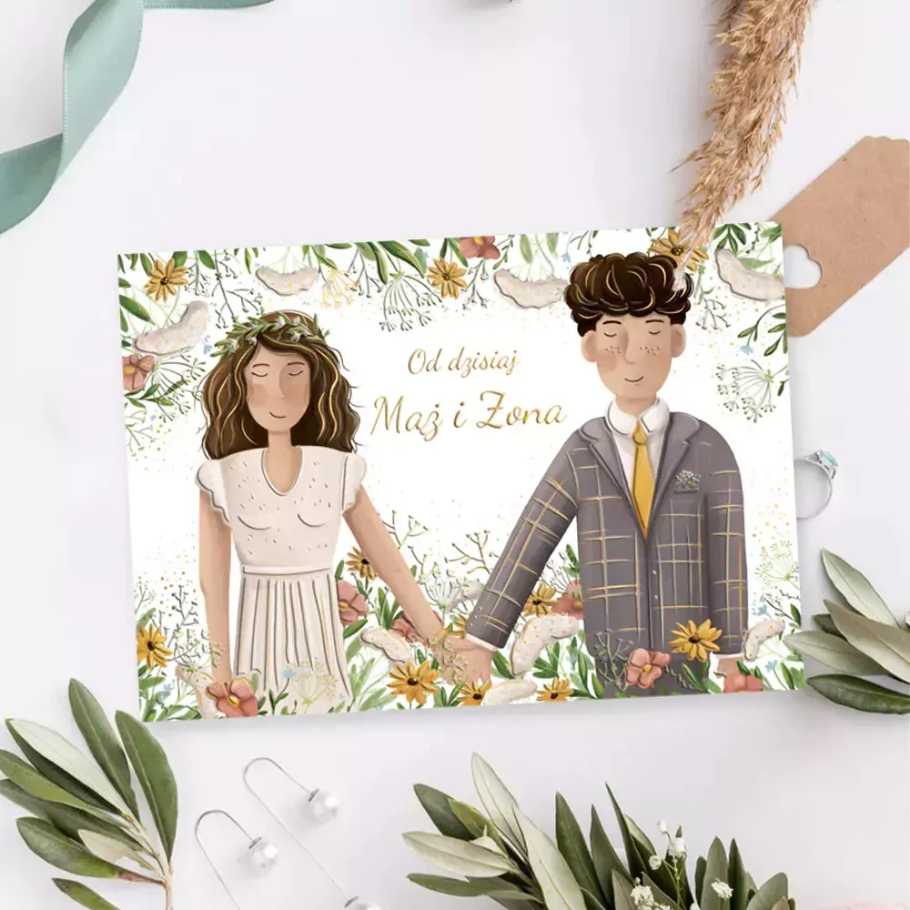 karnet-a5-slubny-para-boho-stan-nowy