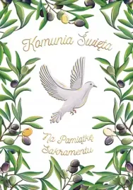 karnet-a5-komunijny-golab-z-oliwkami