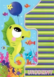 karnet-a5-urodziny-roczek-konik-morski