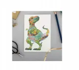 karnet-a100-b6-koperta-tyranozaur