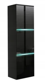szafka-slupek-lazienkowy-wiszacy-czarny-polysk-40cm-led-gratis-welo-dg