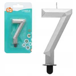 swieczka-cyferka-7-diament-metalik-srebrny-76cm