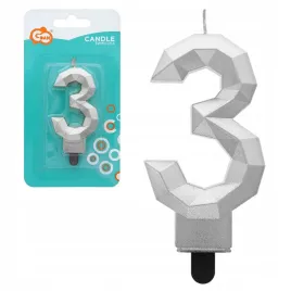 swieczka-cyferka-3-diament-metalik-srebrny-76cm
