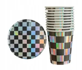 zestaw-urodzinowy-kubki-talerzyki-holograficzne-szachownica-racing-12-szt