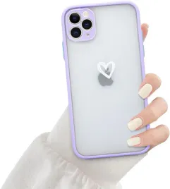 etui-iphone-11-pro-przezroczyste-matowe-serca-silikon-fioletowe