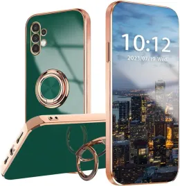 etui-galaxy-a13-4g-zielone-z-ringiem-stojak-tpu-antywstrzasowe