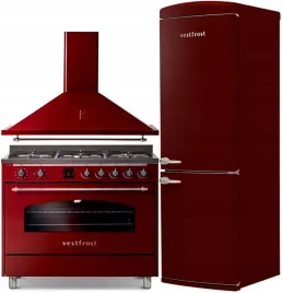 bordowy-zestaw-agd-retro-kuchnia-gazowa-okap-90cm-wok-vintage-lodowka