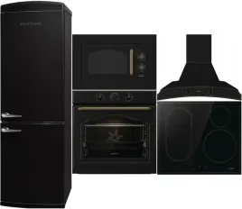 polecany-komplet-agd-do-zabudowy-gorenje-retro-czarny-mat-z-lodowka-vintage