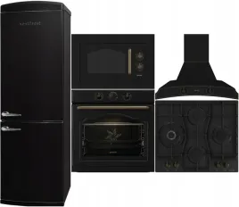 polecany-komplet-agd-do-zabudowy-gorenje-retro-czarny-mat-z-lodowka-vintage