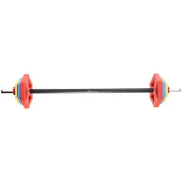 sztanga-fitness-pump-20-kg-gryf-pianka-talerze-kolorowe-zaciski-hms