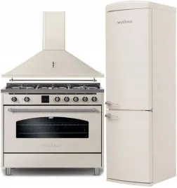 bezowy-zestaw-agd-retro-kuchnia-gazowa-okap-90cm-wok-vintage-lodowka