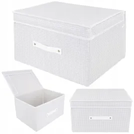 organizer-pojemnik-pokrywa-przechowywania-ubran-recznikow-pudelko-30x28x15
