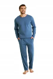 taro-dluga-pizama-meska-lorenzo-bawelna-m-jeans