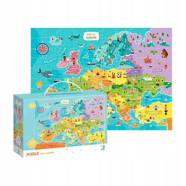 puzzle-100-elementow-mapa-europy-kolekcja-puzzle-map-of-europe