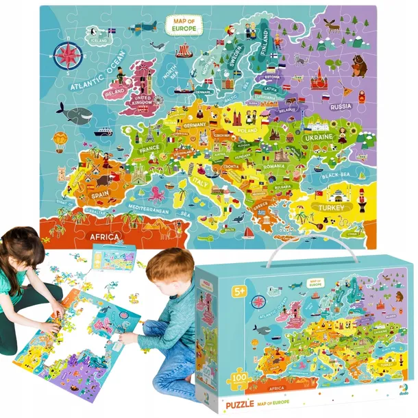 puzzle-100-elementow-mapa-europy-plec-chlopcy-dziewczynki