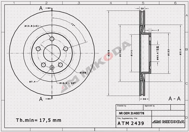 tarcza-ham-tyl-volvo-2439-atm-waga-produktu-6-85-kg