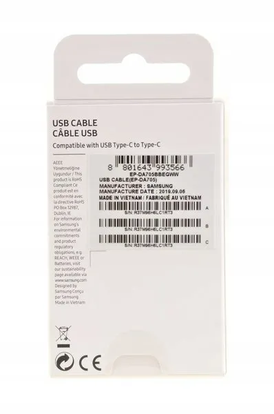 kabel-usb-c-samsung-typ-c-do-typ-c-1m-ep-da705bbeg-marka-samsung