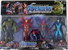avengers-4-figurki-iron-spider-hulk-kapitan