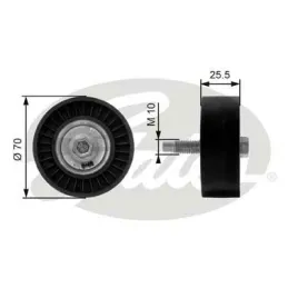 rolka-zwrotna-paska-wieloklinowego-t36199-gts