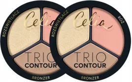 2-x-celia-konturowanie-w-pudrze-2-8g-bronzer-roz-rozswietlacz-bez-smug
