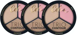 3-x-celia-konturowanie-w-pudrze-1-bronzer-rozswietlacz-roz-zestaw-3w1