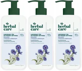 3-x-herbal-care-zel-do-higieny-intymnej-blawatek-i-kwas-mlekowy-330ml