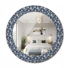 okragle-nowoczesne-lustro-scienne-z-nadrukiem-na-szkle-wzor-boho-fi-60-cm
