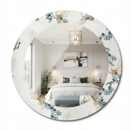 stylowe-okragle-lustro-scienne-z-nadrukiem-na-szkle-chinskie-ptaki-fi-60-cm
