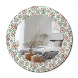 okragle-nowoczesne-lustro-scienne-z-nadrukiem-na-szkle-wzor-boho-fi-50-cm