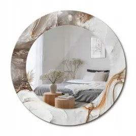 stylowe-okragle-lustro-scienne-z-nadrukiem-na-szkle-jasny-marmur-fi-50-cm