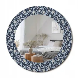 okragle-nowoczesne-lustro-scienne-z-nadrukiem-na-szkle-wzor-boho-fi-50-cm