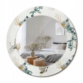 stylowe-okragle-lustro-scienne-z-nadrukiem-na-szkle-chinskie-ptaki-fi-50-cm