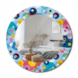 stylowe-okragle-lustro-scienne-z-nadrukiem-na-szkle-kolorowe-kola-fi-50-cm
