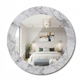 stylowe-okragle-lustro-scienne-z-nadrukiem-na-szkle-bialy-marmur-fi-60-cm