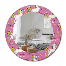 scienne-lustro-z-ozdobna-grafika-na-szkle-magiczny-jednorozec-fi-50-cm