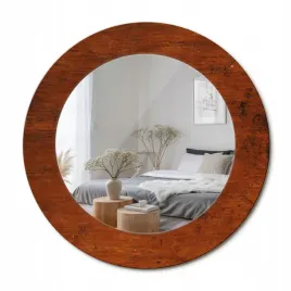 lustro-wiszace-ze-szklana-obramowke-z-nadrukiem-naturalne-drewno-fi-50-cm