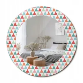 okragle-ozdobne-lustro-na-sciane-do-domu-biura-geometryczny-wzor-fi-50-cm