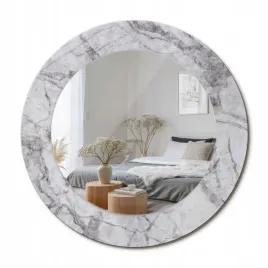 stylowe-okragle-lustro-scienne-z-nadrukiem-na-szkle-bialy-marmur-fi-50-cm
