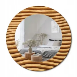 stylowe-okragle-lustro-scienne-z-nadrukiem-na-szkle-drewniana-fala-fi-50-cm