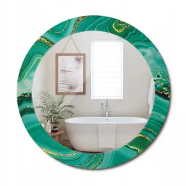 stylowe-okragle-lustro-scienne-z-nadrukiem-na-szkle-agat-marmur-fi-70-cm