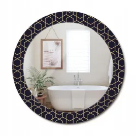 lustro-wiszace-dekoracyjne-z-nadrukiem-abstrakcyjny-geometryczny-fi-70-cm
