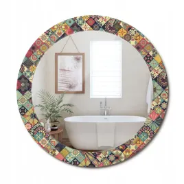 ozdobne-lustro-z-nadrukiem-w-nowoczesnym-stylu-patchwork-kafelki-fi-70-cm
