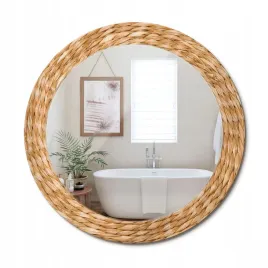 lustro-z-nadrukiem-do-lazienki-kuchni-przedpokoju-wiklinowy-wzor-fi-70-cm