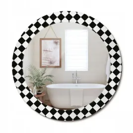 stylowe-okragle-lustro-scienne-z-nadrukiem-na-szkle-szachy-biurko-fi-70-cm