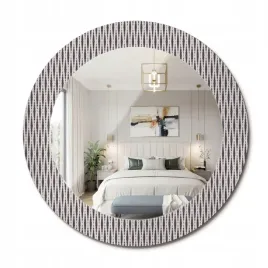 lustro-scienne-z-ozdobnym-obramowaniem-geometryczny-wzor-kropek-fi-60-cm