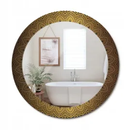 lustro-scienne-ze-szklana-ozdobna-rama-z-nadrukiem-grecki-ornament-fi-70-cm